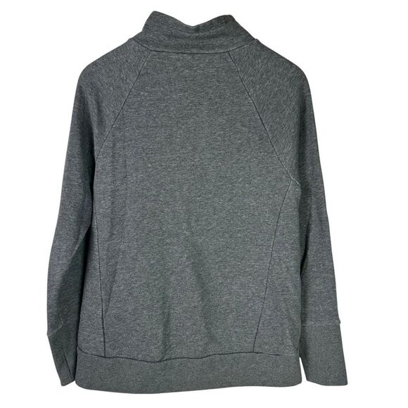 Fabletics Women's XS Gray Mock Neck Sweatshirt Long Sleeve - Picture 2 of 6